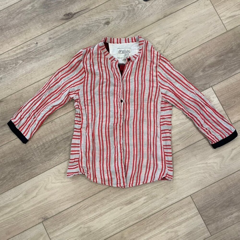 Ace & Jig Long Sleeve Top in Peppermint Medium